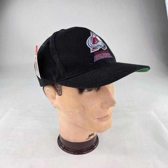 VTG Colorado Avalanche Hockey Twins Enterprise Wool Snapback Cap Hat - NWT - Picture 2 of 12